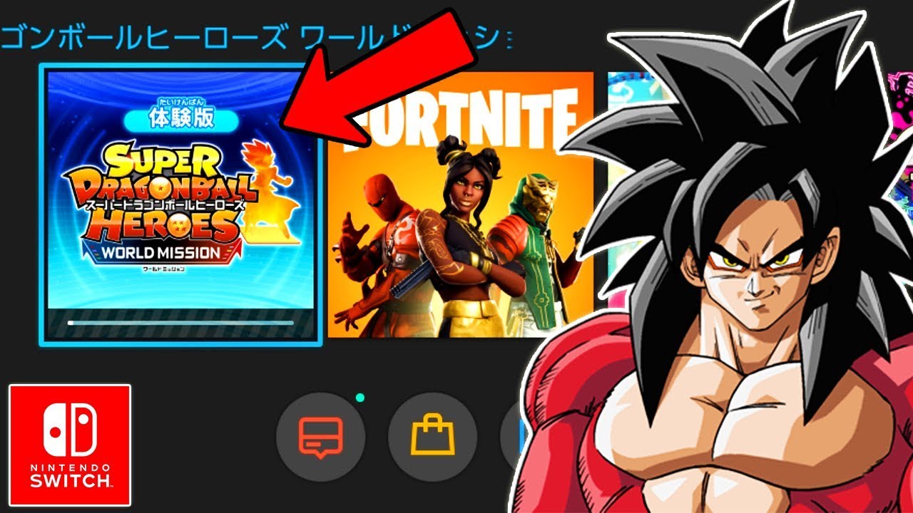 HOW TO DOWNLOAD THE SUPER DRAGON BALL HEROES WORLD MISSION DEMO! Nintendo Switch
