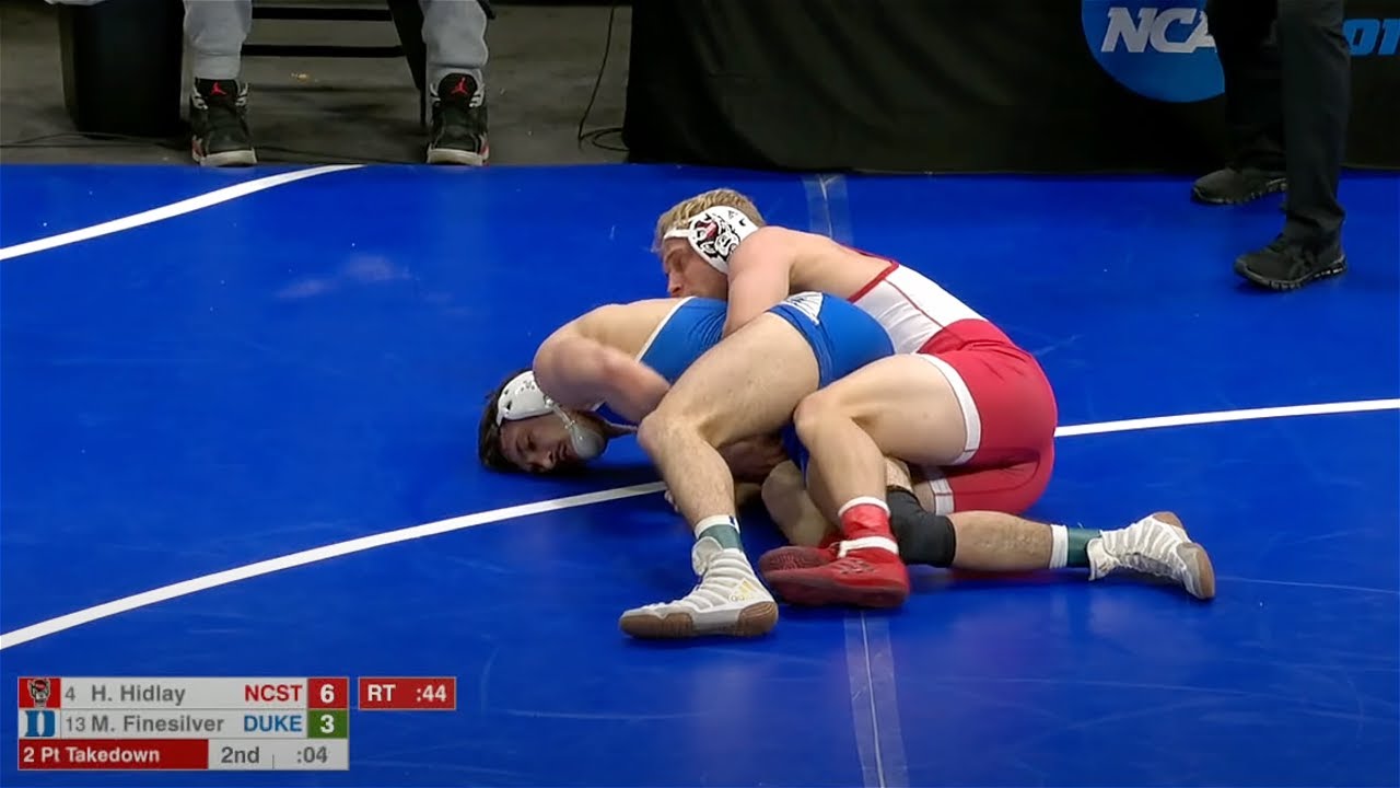 174lbs Hayden Hidlay (NC State) vs Matt Finesilver (Duke)