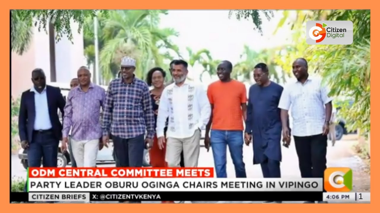 ODM central committee meets in Vipingo amid growing party divisions