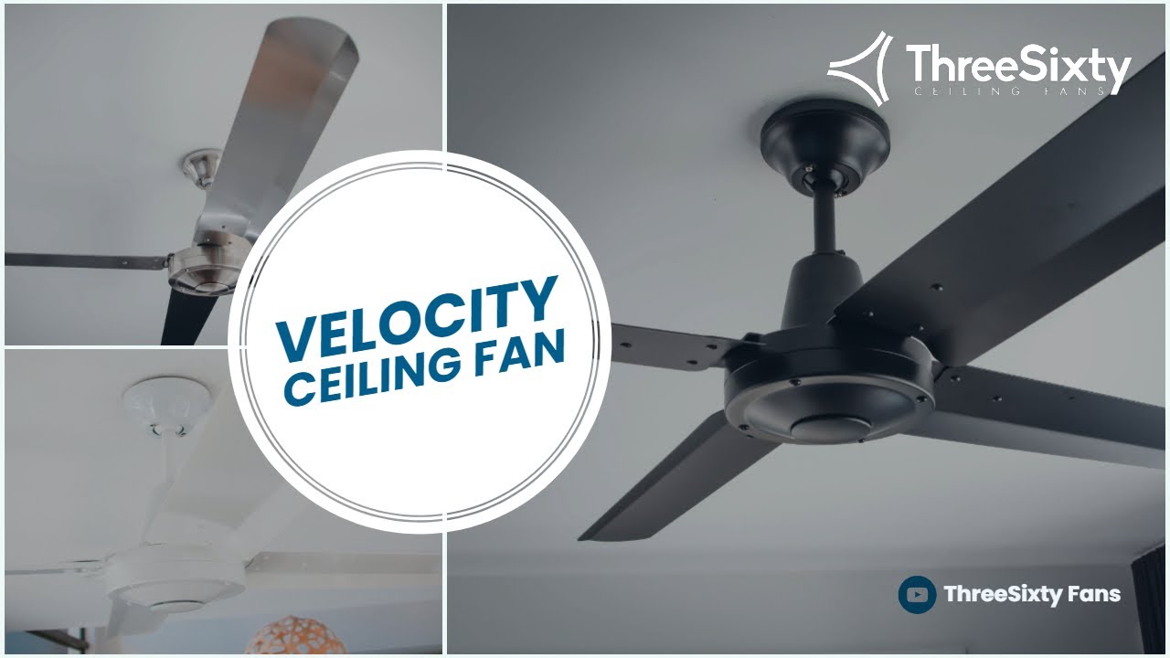 Velocity Ceiling Fan by ThreeSixty Fans