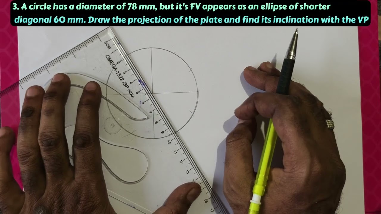 Projection of plane/Engineering Graphics/Engineering Drawing/EG/ED/#03/First year Engineering Degree