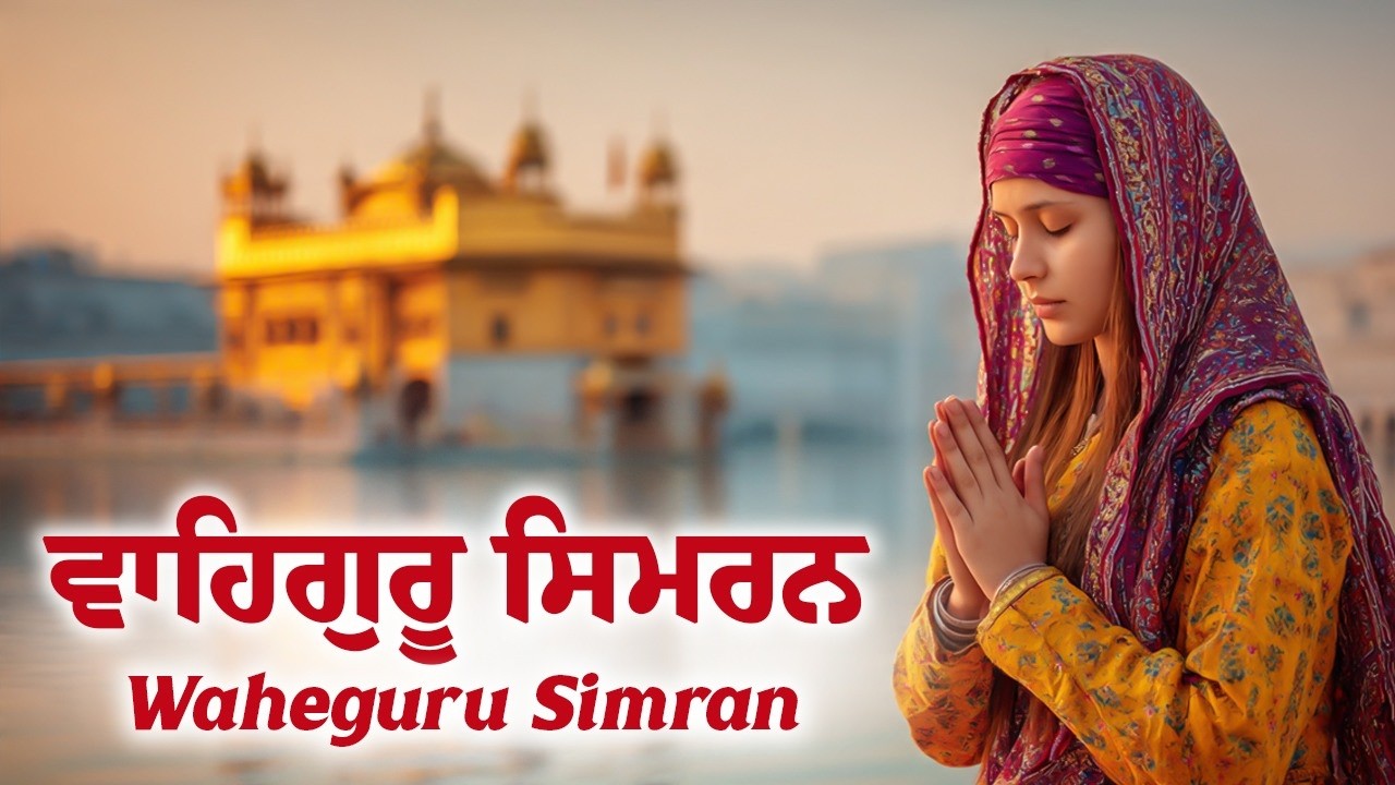 Waheguru Simran ~ ਵਾਹਿਗੁਰੂ ਸਿਮਰਨ ~ Best Relaxing Music #waheguru #relaxing #waheguruji #wmk