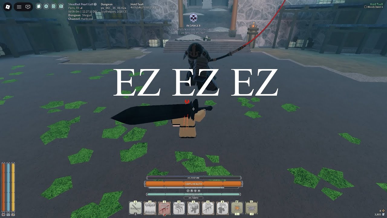 EZ NO HIT SHOGUN BOSS guide how to fight shogun with no hit ez