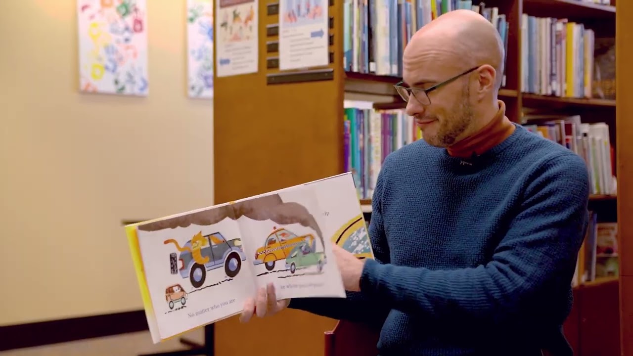 Adams Library Curriculum Corner Read-A-Loud: Towed by Toad by Jashar Awan.