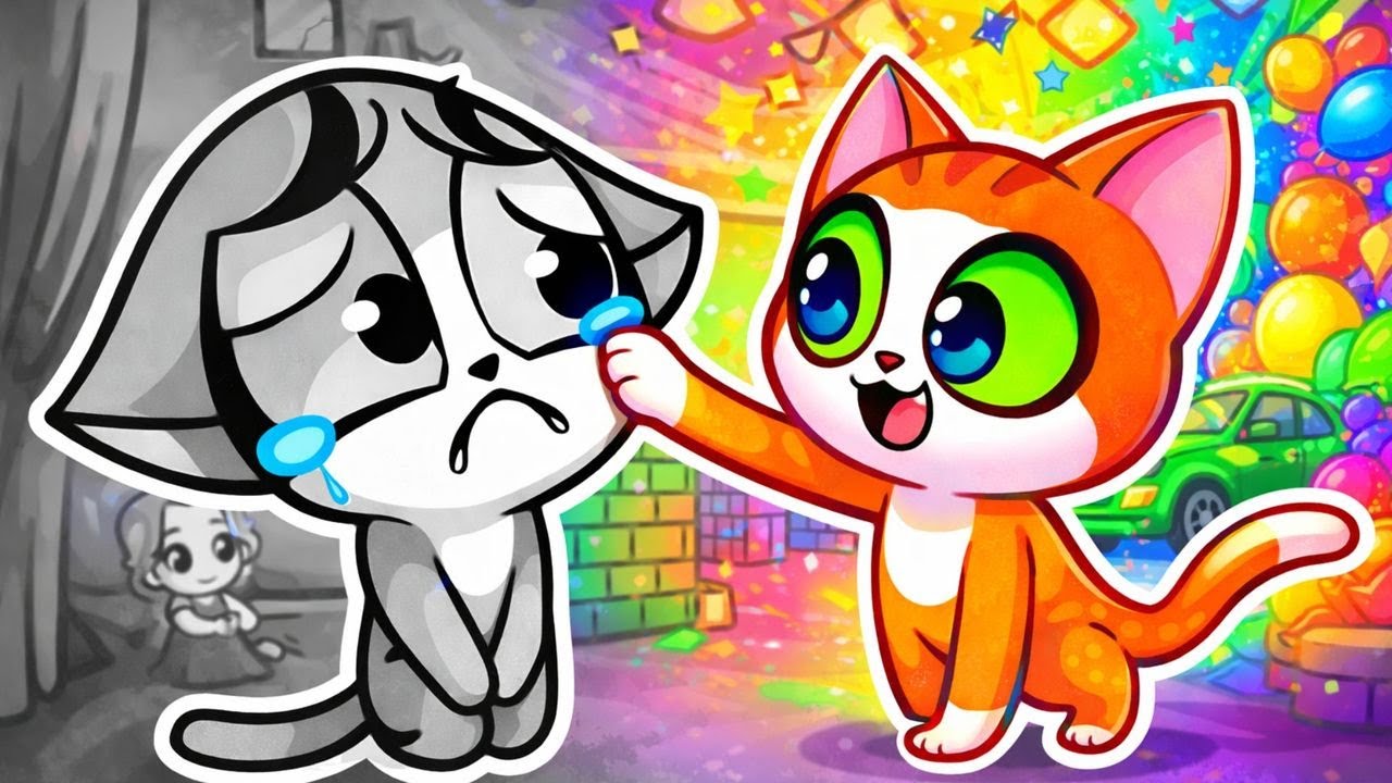 Where Did My Colors Go? 🎨🥹 Learn Colors 🌈 SUBSCRIBE for More Kids Stories ♥️