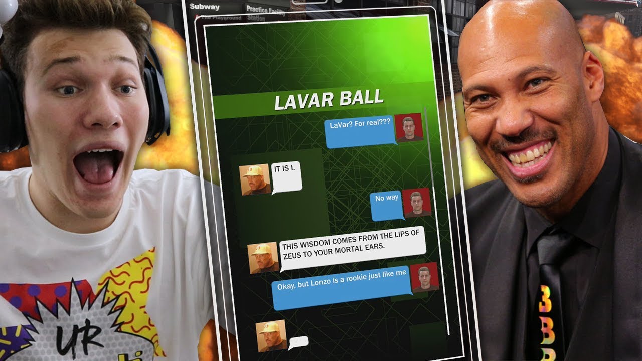 NBA 2K18 MY CAREER LAVAR BALL TALKING CRAZY!!