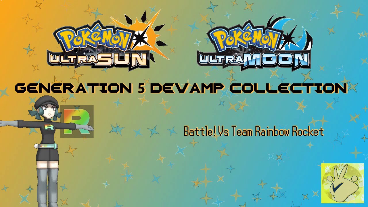 Pokemon USUM Gen 5 Devamp - Battle! Vs Team Rainbow Rocket