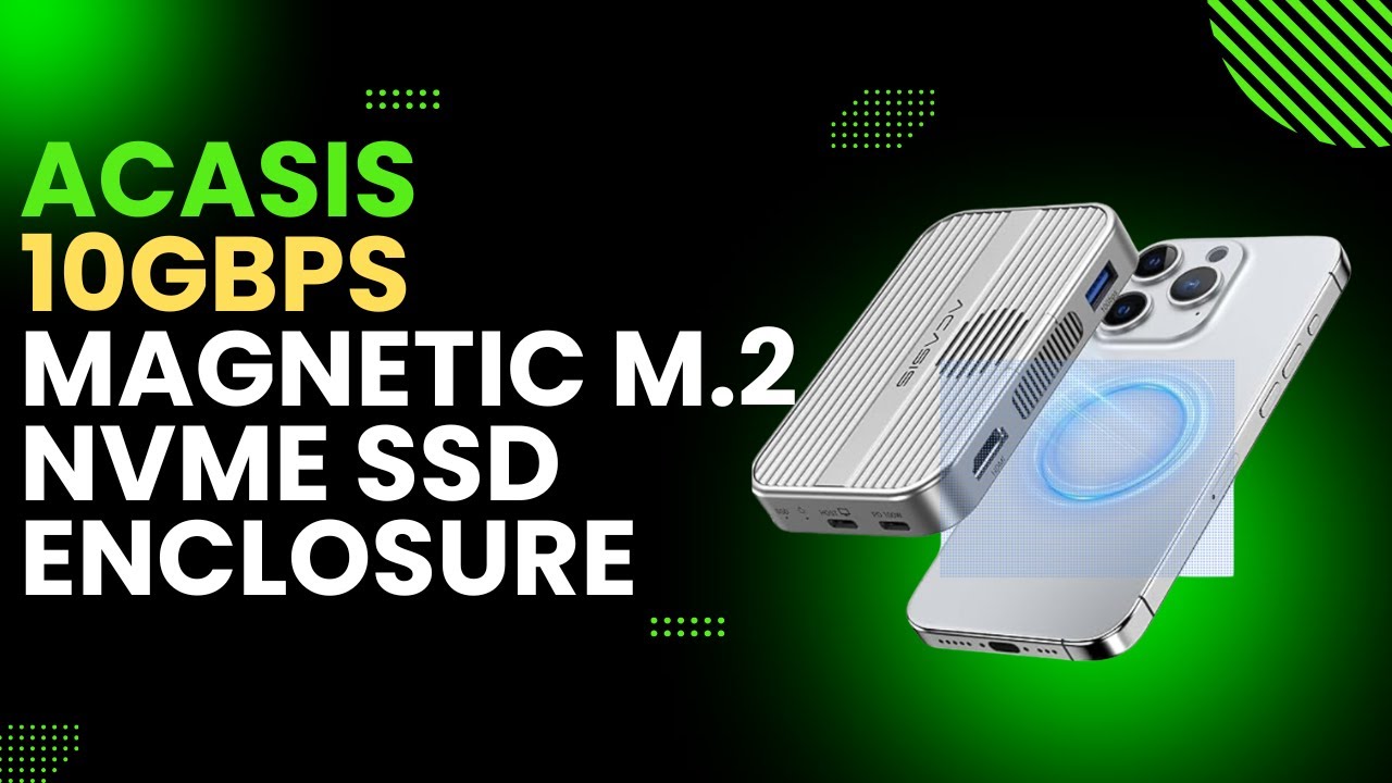 ACASIS 10Gbps Magnetic M.2 NVMe SSD Enclosure