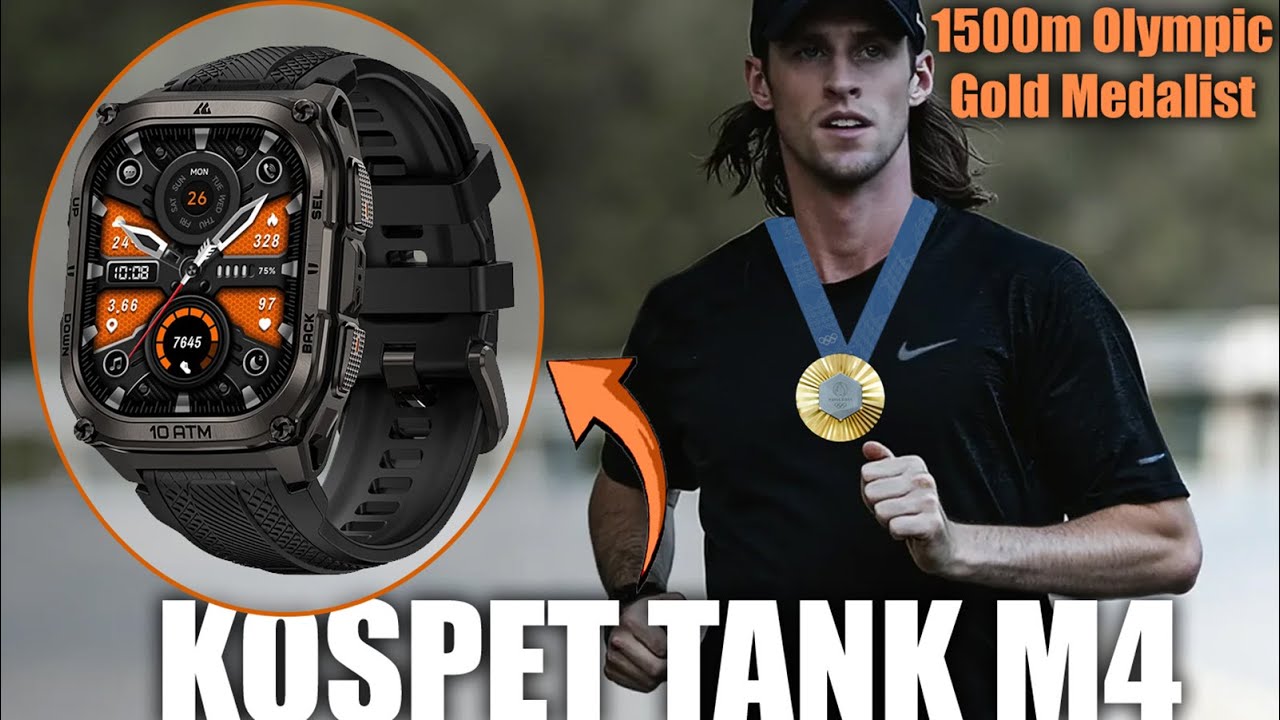 Умные часы KOSPET TANK M4 созданы для олимпийцев, но по цене доступны каждому!