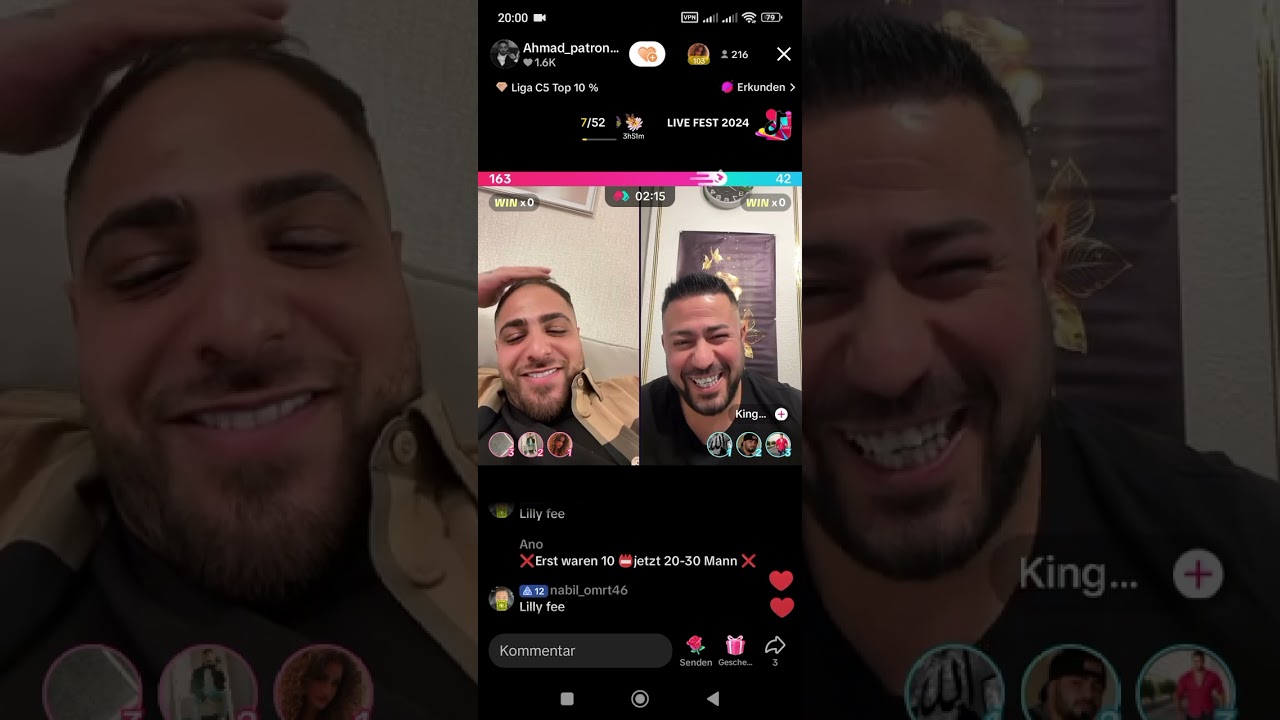 Ahmad Patron und netto khaledi lustig
