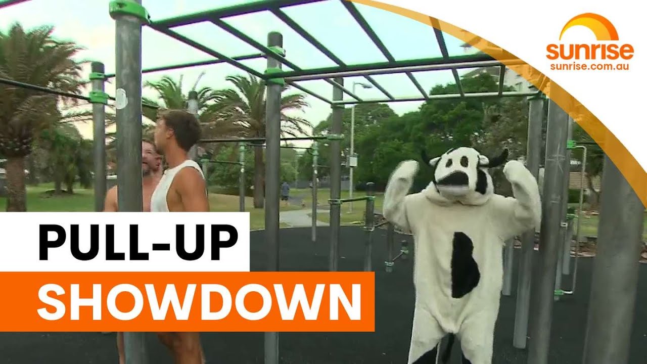 Heart health pull-up challenge on the Gold Coast | Sunrise