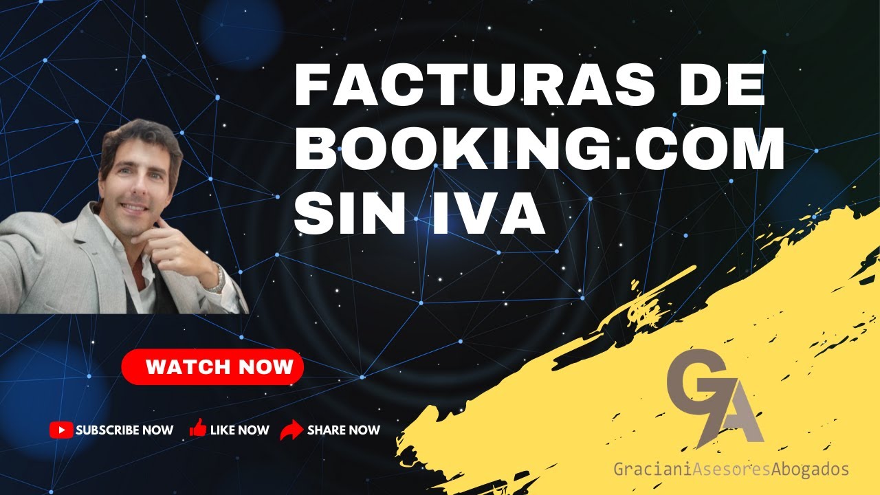 Facturas sin IVA de Booking  ¿Qué es la Inversión del Sujeto Pasivo?