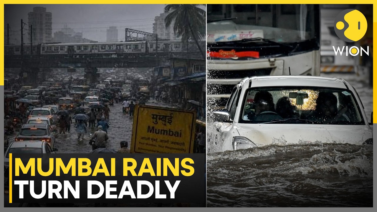 Mumbai Rains Turn Deadly: 8 Killed As Torrential Downpour Triggers Chaos | WION News