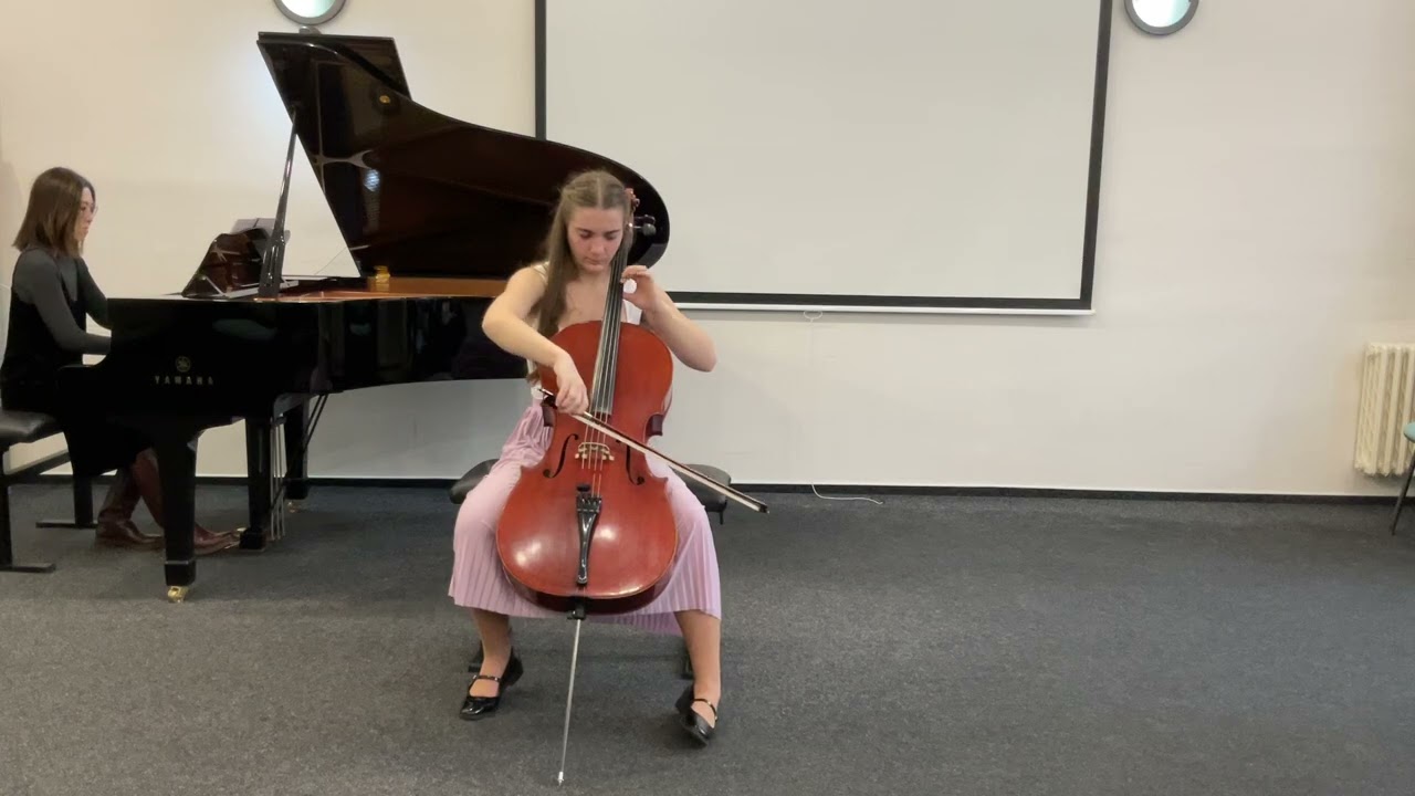 Camille Saint- Saëns: Cello Concerto No. 1: 2nd- Allegretto con moto, Sára Musálková- Cello