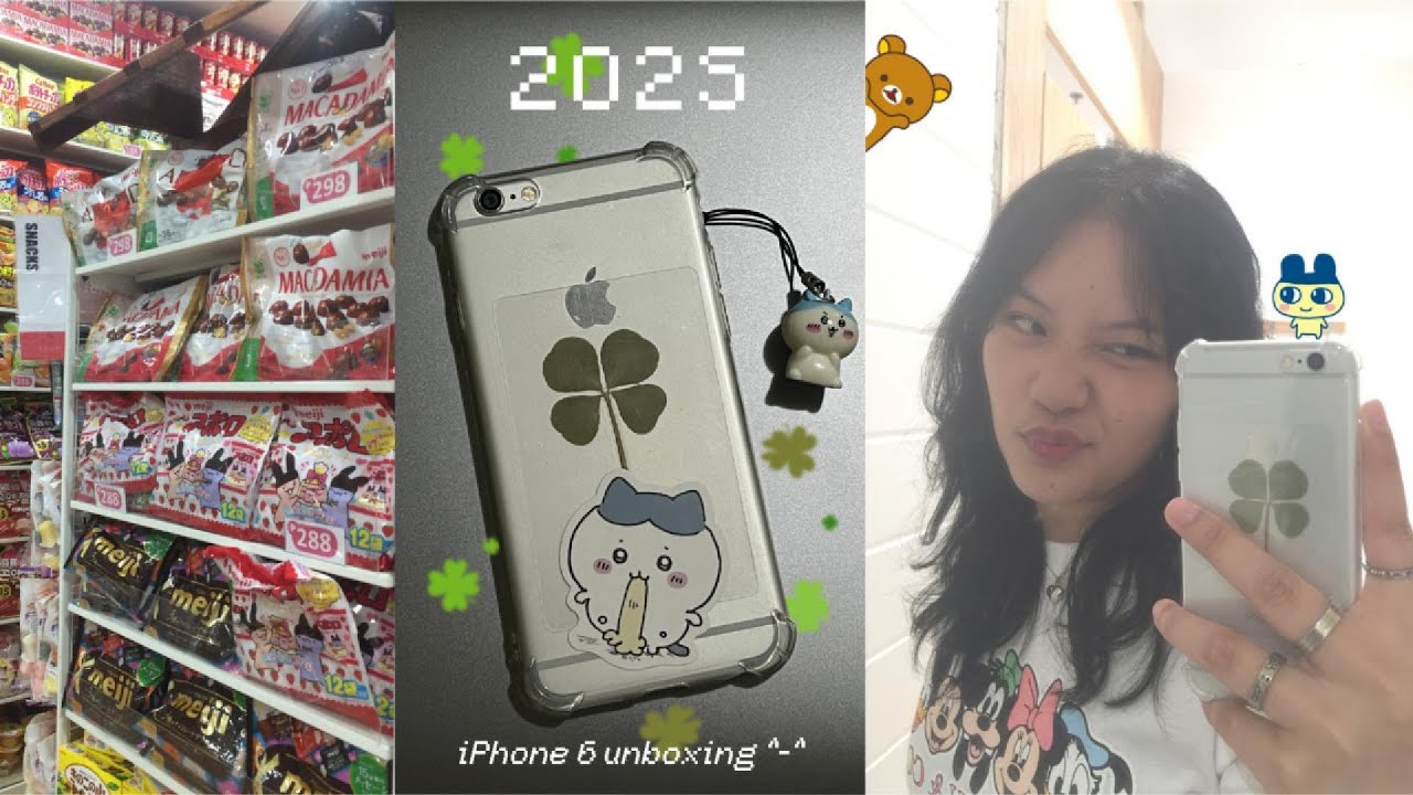 [unboxing] iPhone 6 silver in 2025 🍀