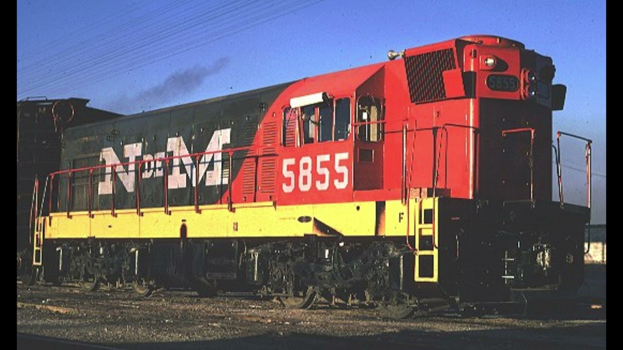 NdeM Locomotoras EMD G12 de NdeM un Recuerdo del Pasado