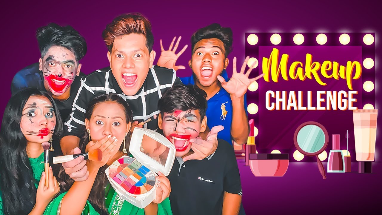 Make Up Challenge With My Brothers | Rakib Hossain | Ritu Hossain