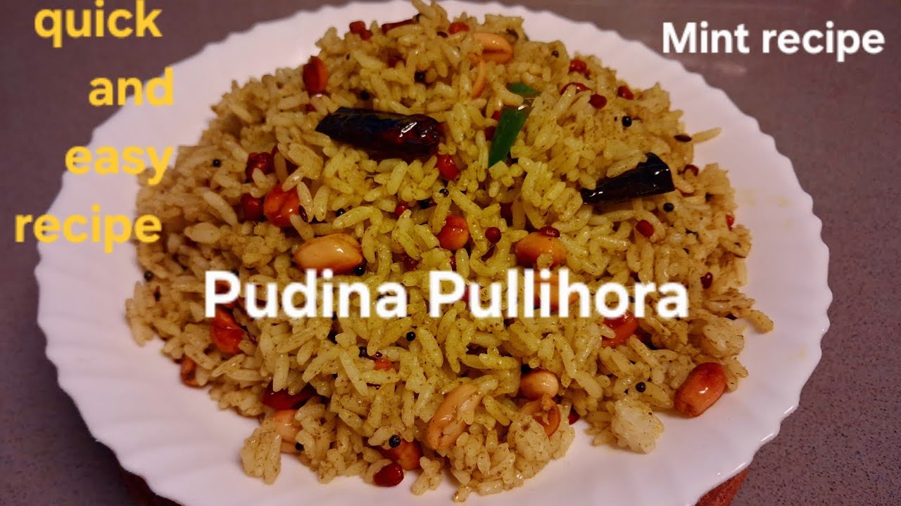 Pudina Pulihora || quick & Easiest Mint recipe 😋