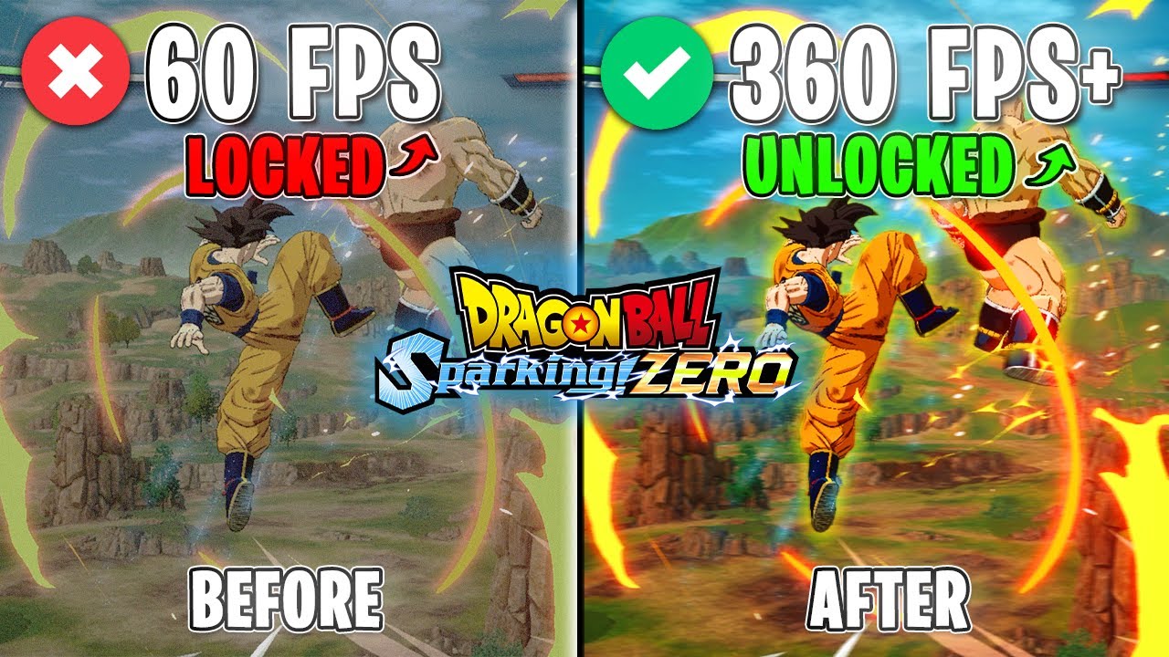Dragon Ball Sparking Zero — разблокируйте лимит FPS без замедлений и задержек | Неограниченный FP...