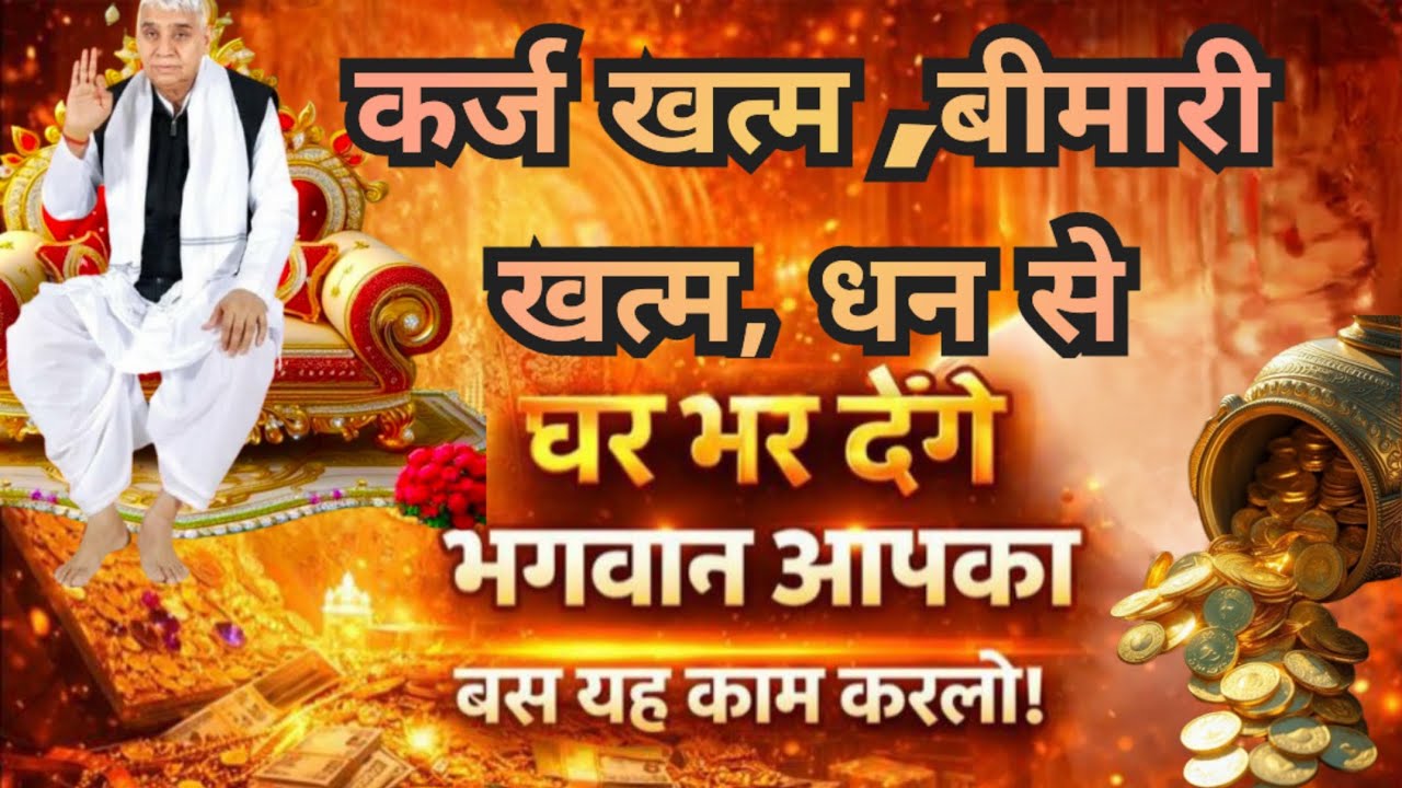 🙏🚀कर्ज खत्म, बीमारी खत्म 🙏 | बस यह एक काम कर लो,💸 धन से भर जाएगा घर🌄🙏🙏