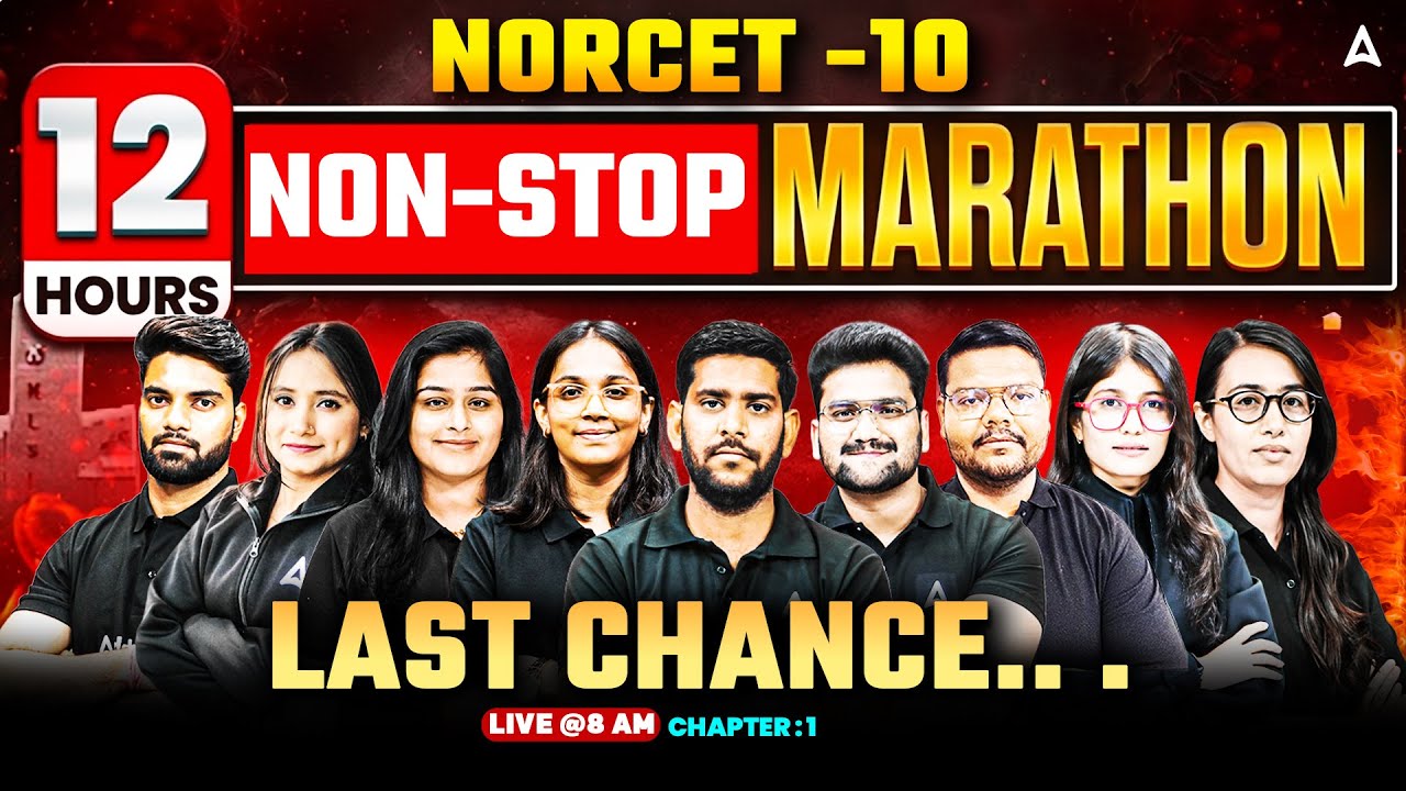 NORCET 10 Maha Marathon Class | NORCET 10 Preparation  | NORCET 10 Revision Class #NORCET #norcet10