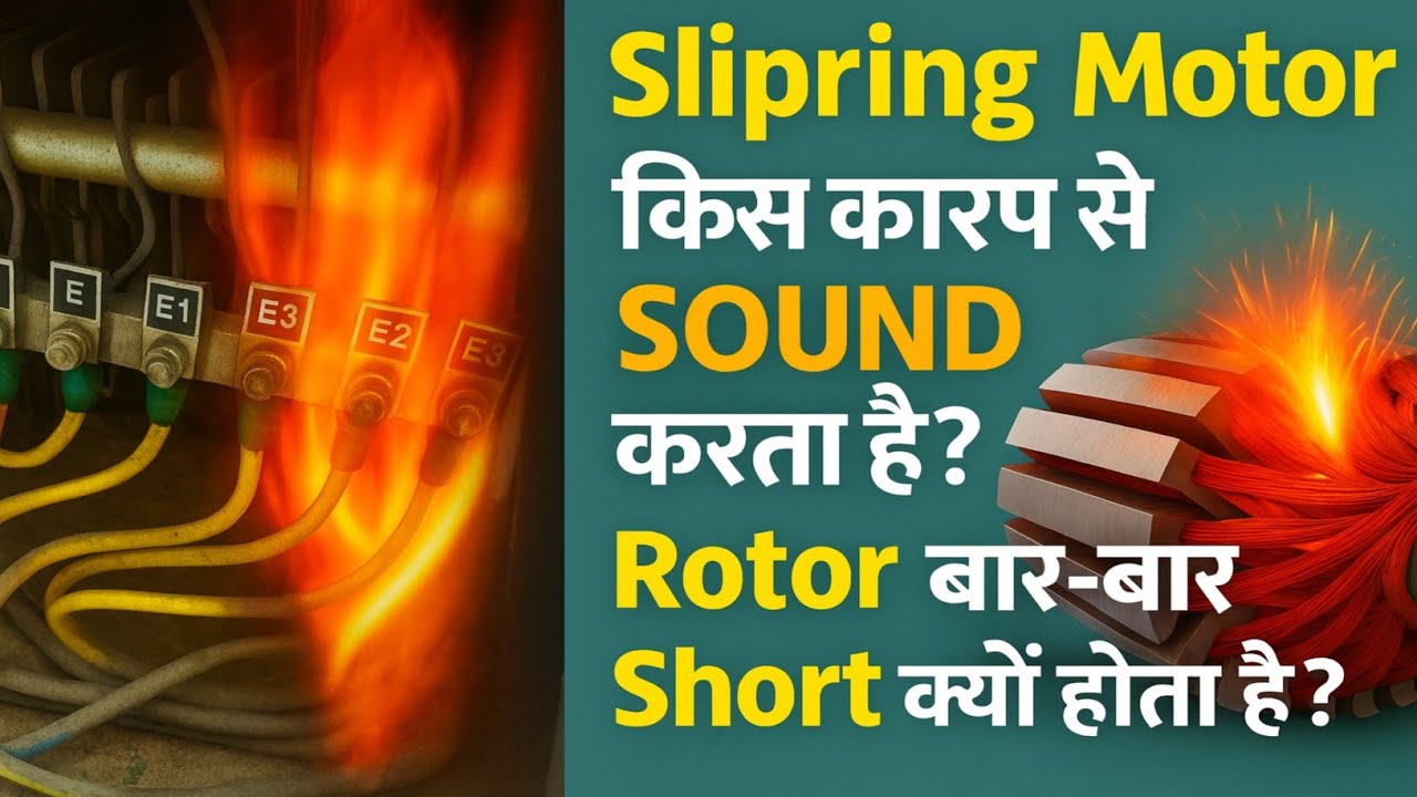 Resistance Box Over Heat | Motor Terminal & Power Connection | Slip Ring Motor Sound कर रहा है @तपन
