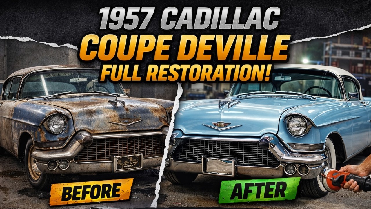 1957 Cadillac Coupe DeVille Full Restoration | Classic American Luxury Reborn