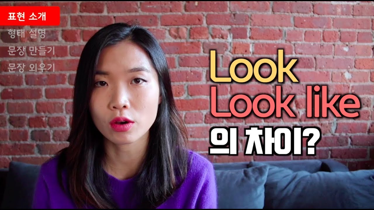 Look VS Look Like 다르게 써요