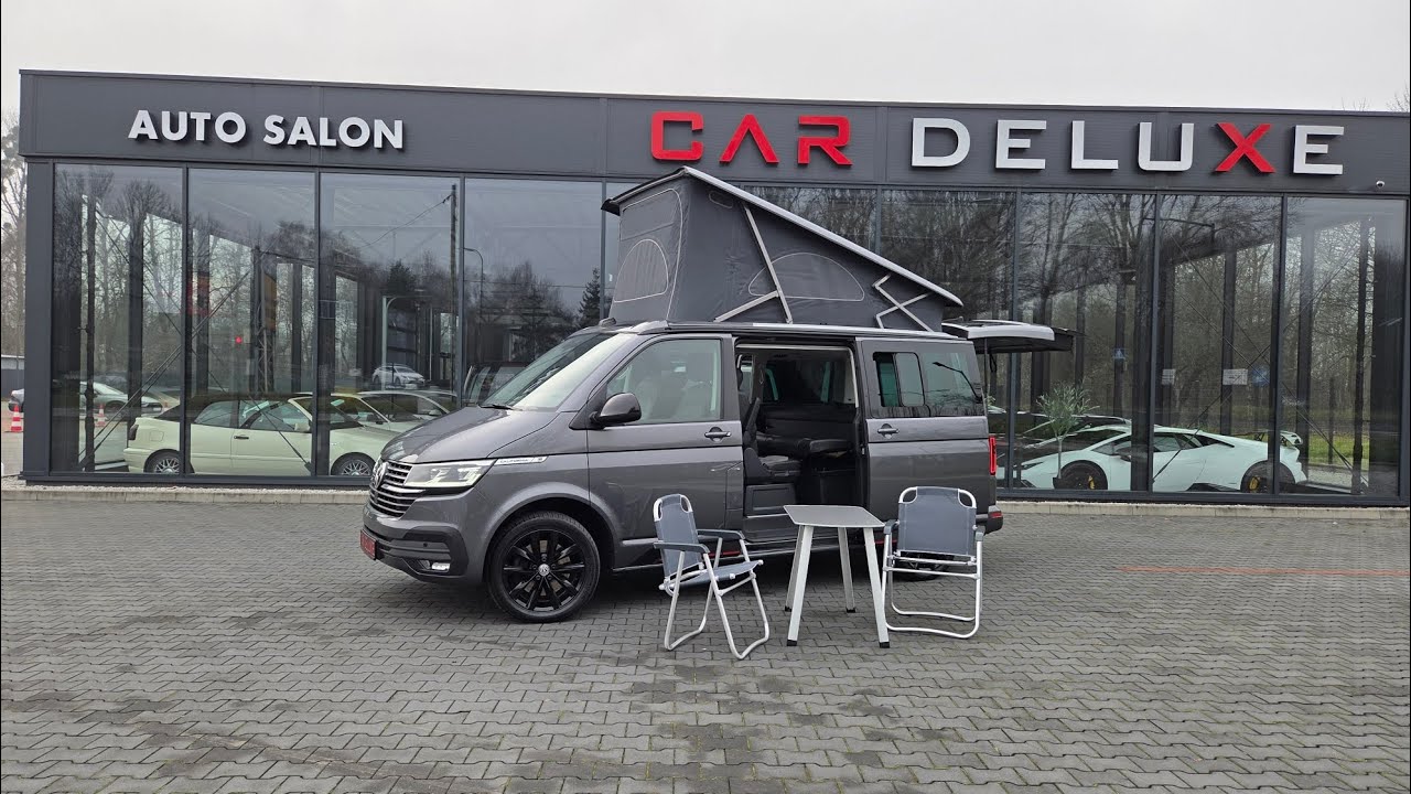 CALIFORNIA T6.1 4-MOTION EDITION FOTELE OBROTOWE ALCANTARA  ACC EL. DRZWI # CAR DELUXE GLIWICE #