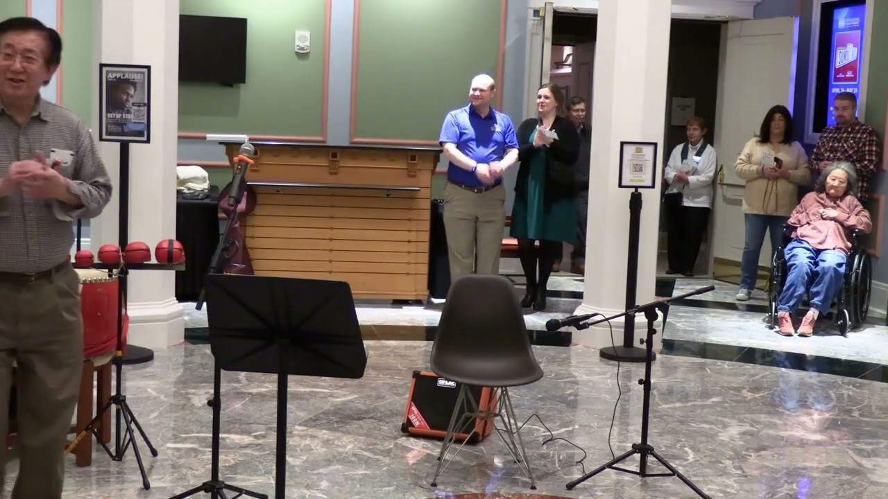 Stage pre-performance presentation @ Palladium, Carmel, Indiana