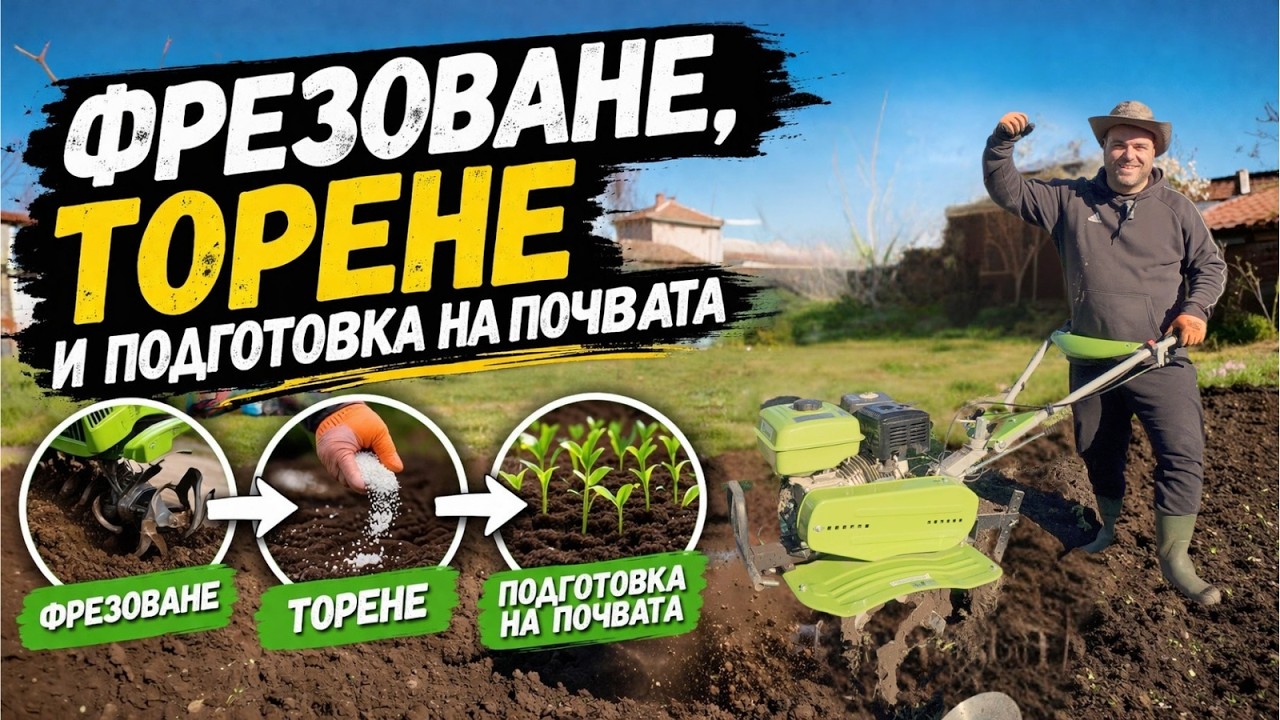 Подготовка на почвата за зеленчуците  | Фрезоване, торене и подготовка | Милчеви БГ