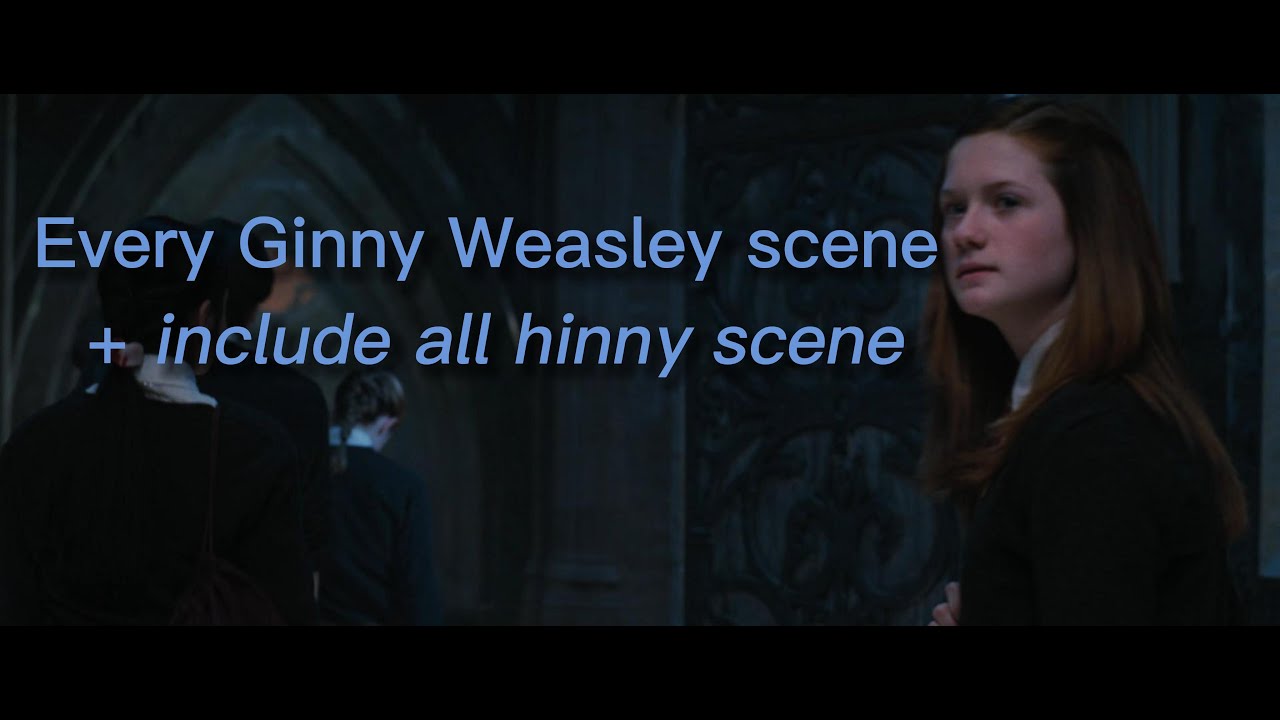 Every Ginny Weasley scene 4K HD #harrypotter #ginnyweasley