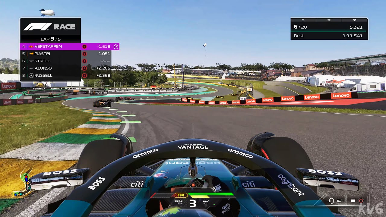 F1 24 - Interlagos Circuit (S&atilde;o Paulo Grand Prix) - Gameplay (PS5 UHD) [4K60FPS]