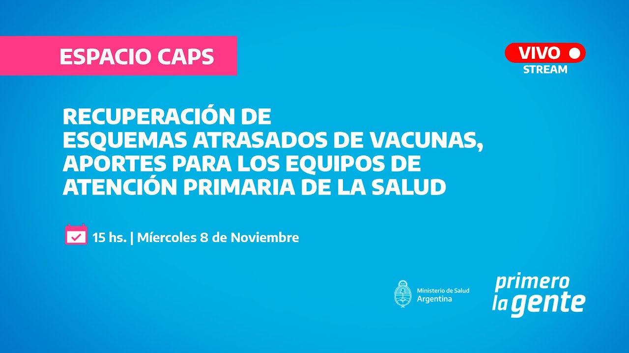 Recuperación de esquemas atrasados de vacunas, aportes para los equipos de APS