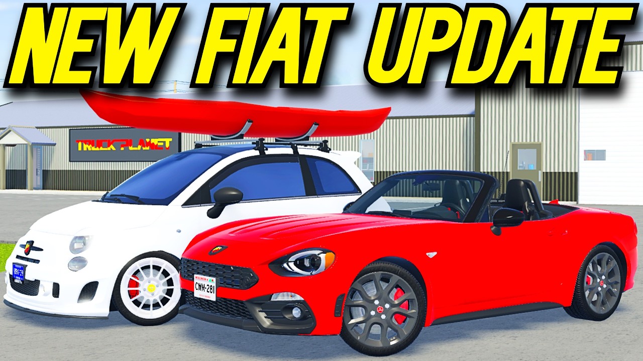 4 *НОВЫХ* АВТОМОБИЛЯ FIAT И ИЗМЕНЕНИЯ В КАРТЕ В ОБНОВЛЕНИИ ДЛЯ ГРИНВИЛЛЯ!