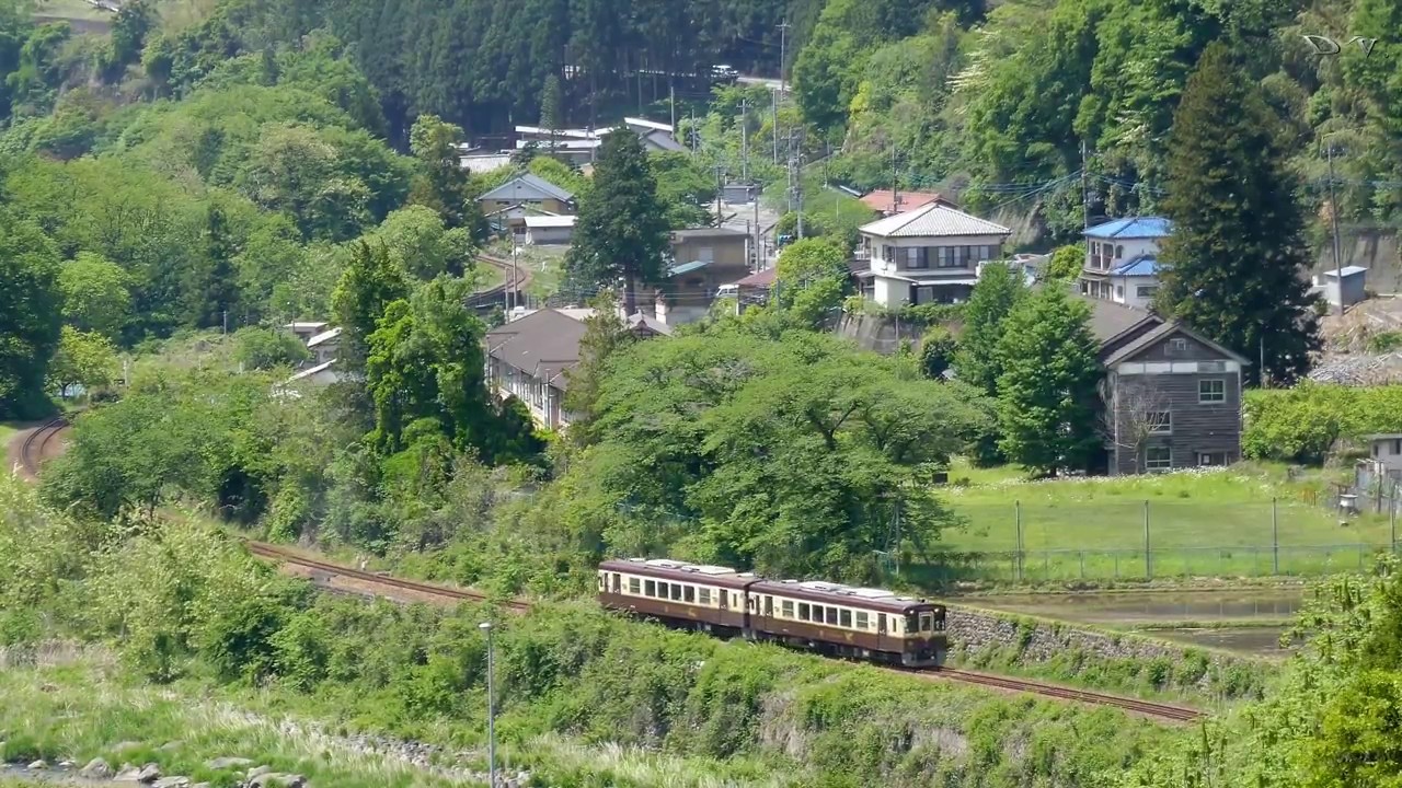 わたらせ渓谷鉄道　小中ー神戸　WKT-500形　普通列車