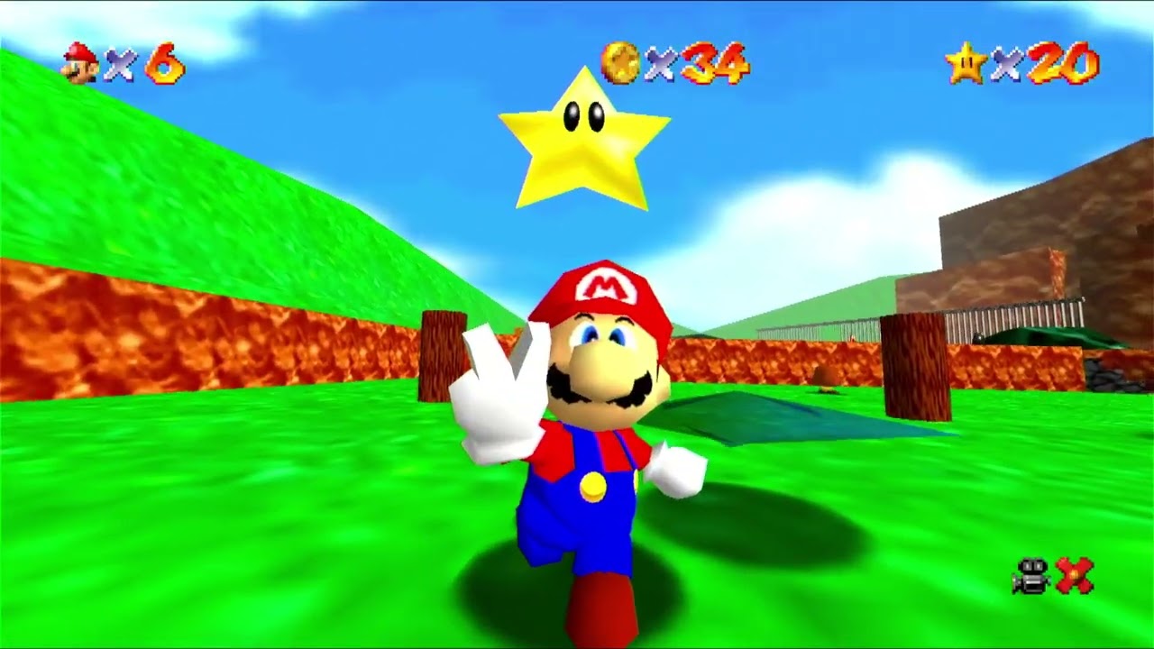 MARIO 64 #4 BOB-OMB BATTLEFIELD