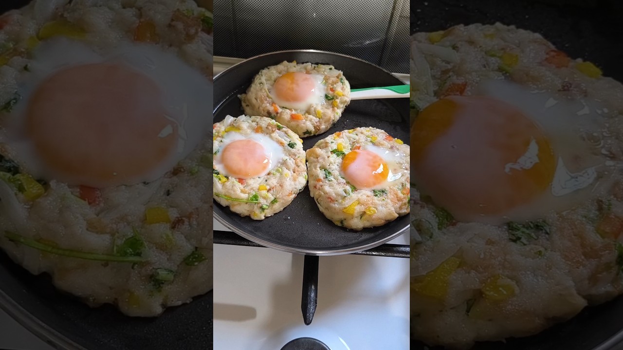 Just add Eggs with Bread! It&rsquo;s so delicious /Easy breakfast #shorts #recipe