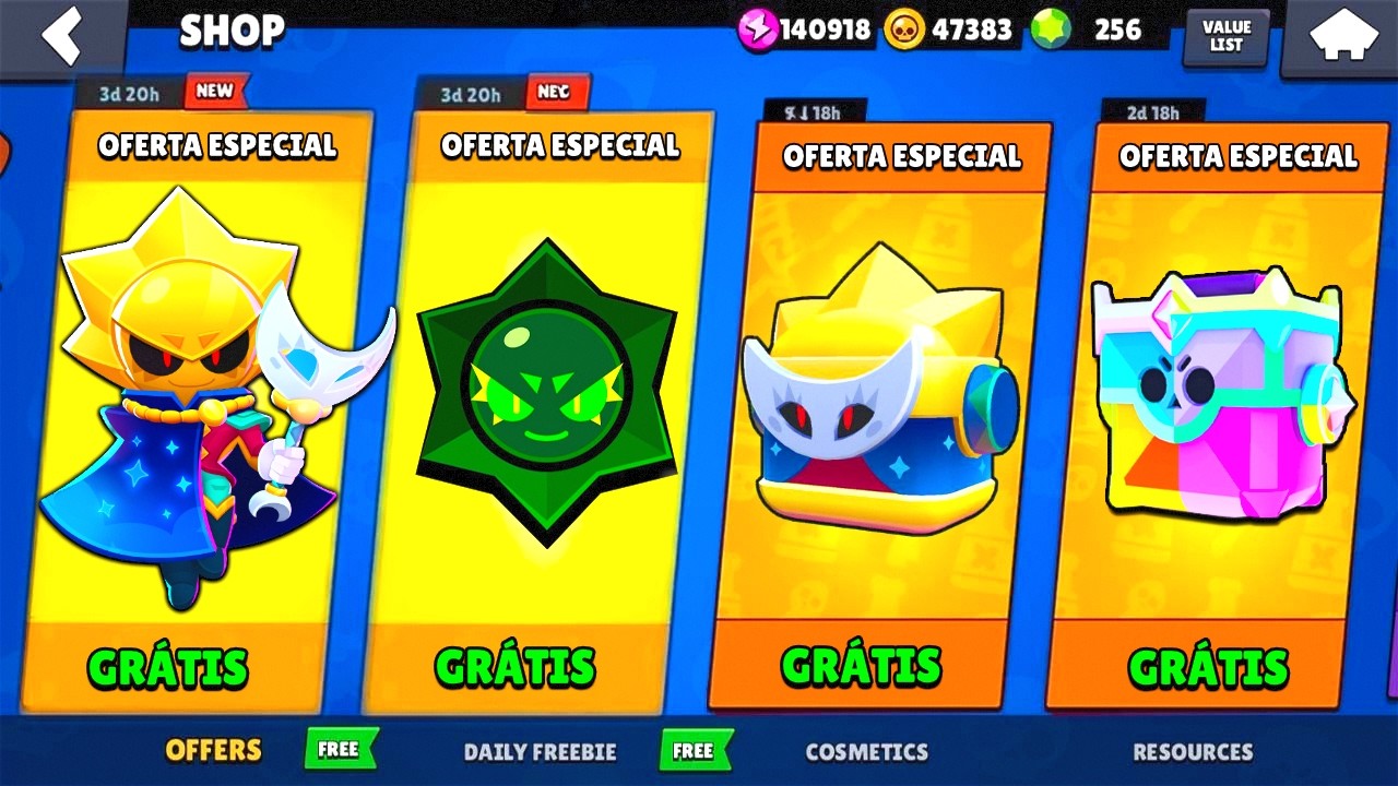 PEGUEI O SIRIUS DE GRAÇA?! 😱 ACESSO ANTECIPADO + CAOS TOTAL NO Brawl Stars!