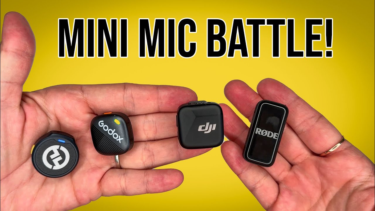 Best MINI Budget Wireless Mic? DJI Mic Mini vs Hollyland Lark M2 vs Rode Wireless Micro vs Godox