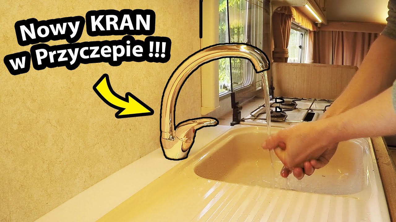 [Reklama] Montuję KRAN w Przyczepie Kempingowej !!! - Jak to Wygląda? (Vlog #287)