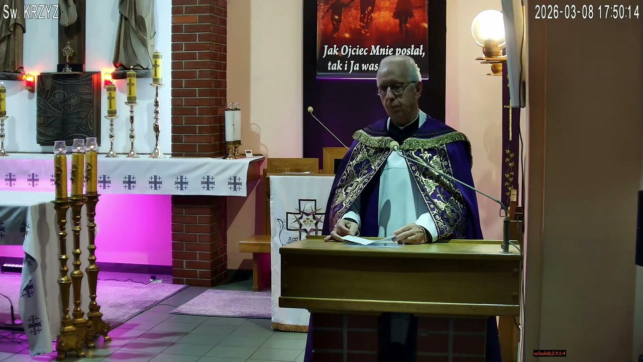 Postaci drogi krzyżowej - Szymon z Cyreny - kazanie pasyjne ks. Franciszka Stepnowskiego