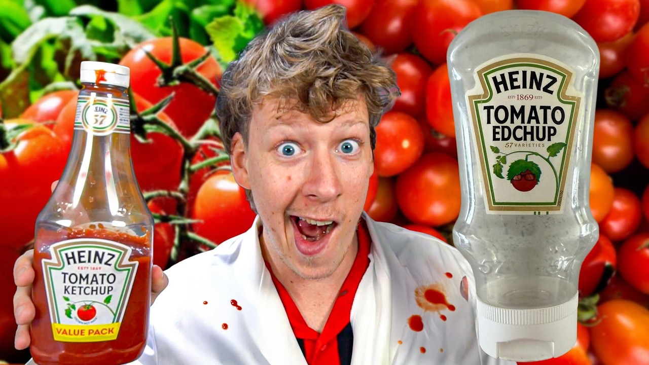 Ik probeerde doorzichtige ketchup te maken... (met scheikunde!!!)