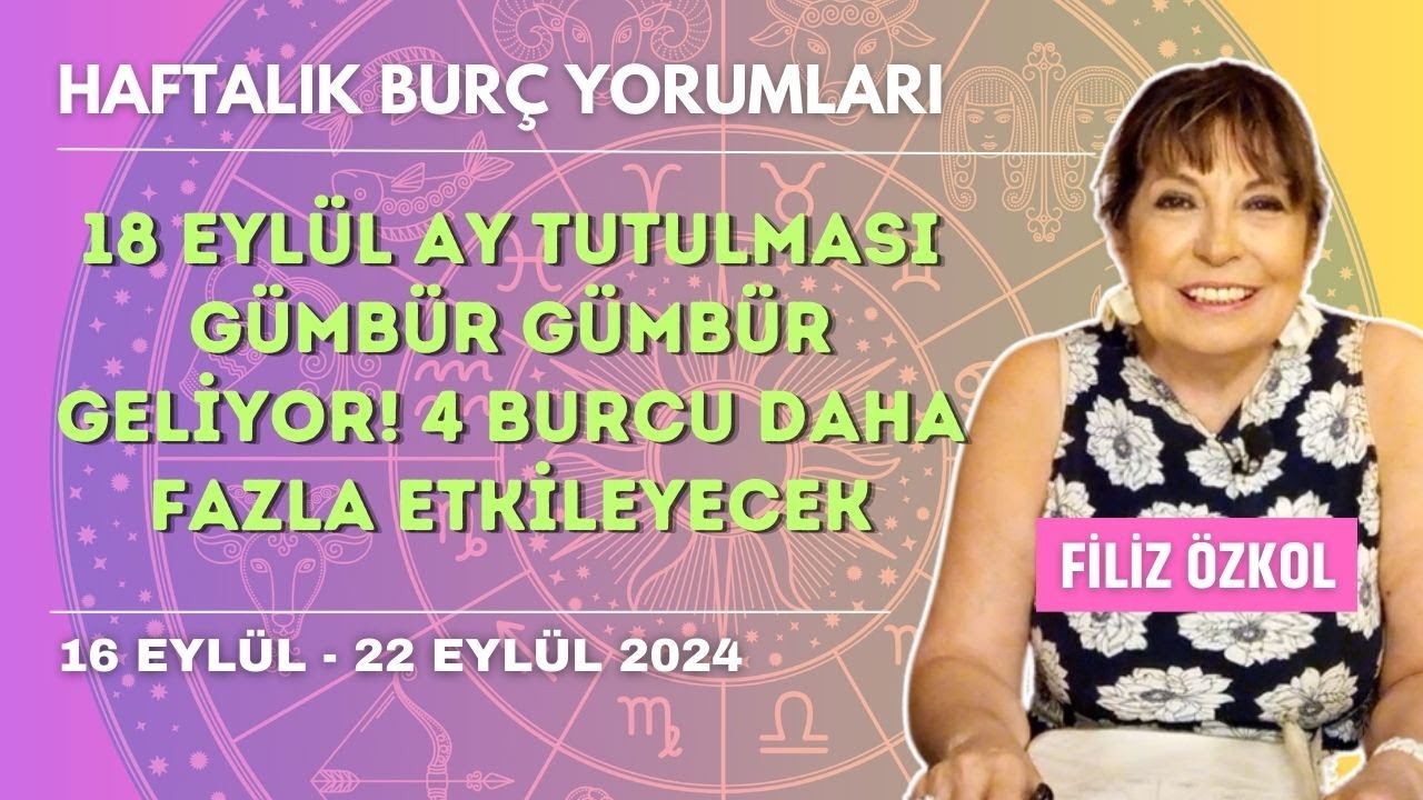 18 Eylül Ay tutulması gümbür gümbür geliyor! 4 burcu daha fazla etkileyecek / 16 - 22 Eylül 2024
