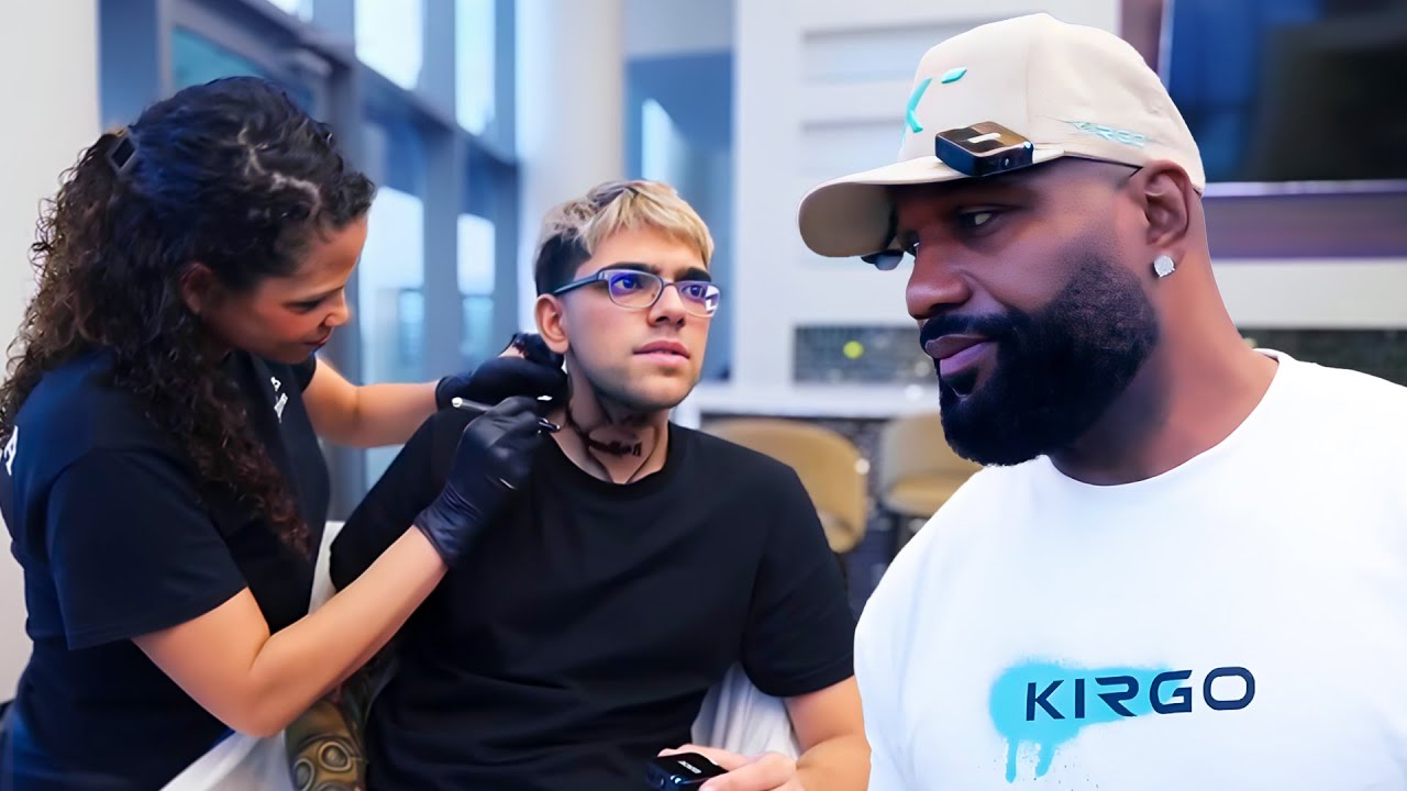 N3on Gets His First Tattoo With Rampage Jackson!