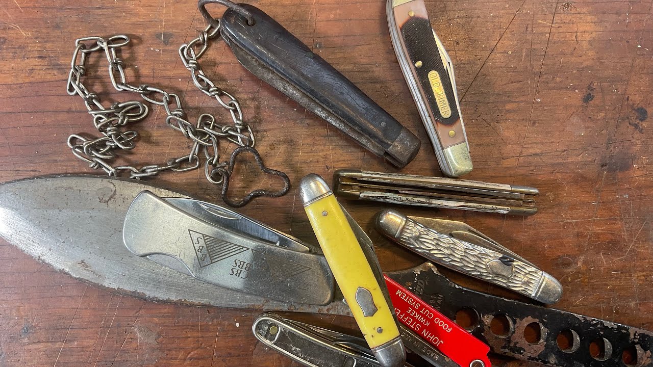 GRAB BAG KNIFE MAKEOVER: RUSTY TO STUNNING IN 1 DAY!
