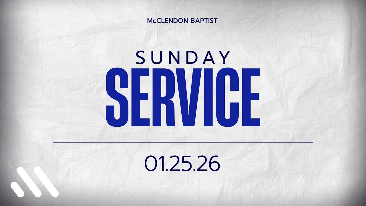 Sunday Service 01-25-26