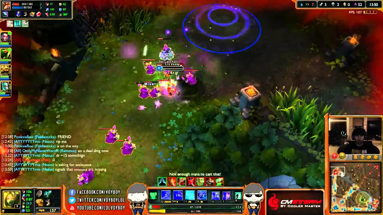 Crs Voyboy Akali vs Teemo Top Lane - League of Legends Season 3