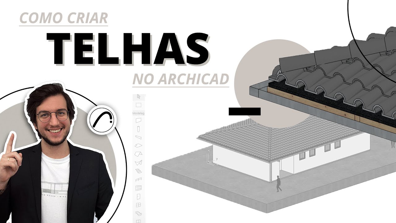 Como criar telhas no Archicad | Hub Prática Criativa