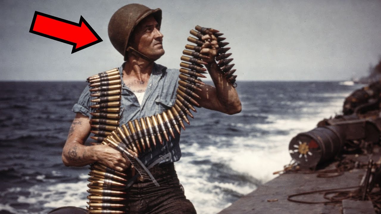 When Hydraulics Failed on D-Day — Allies Dubbed Him "The Human Machine Gun"
